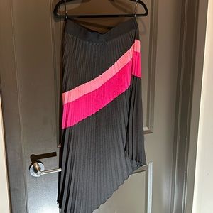 Black Asymmetrical DKNY skirt.